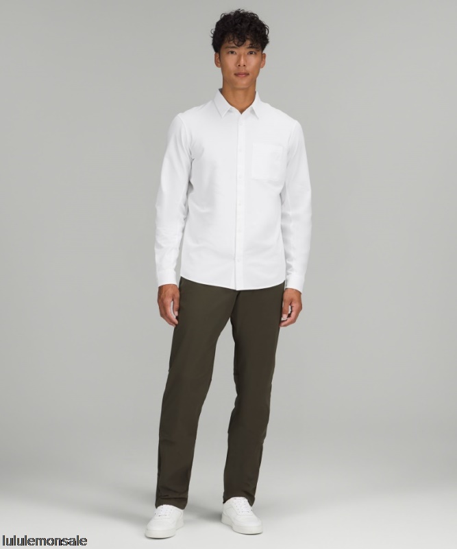 Lululemon Verkauf DELULU613 | Lululemon Deutschland Weißes Commission Langarmshirt